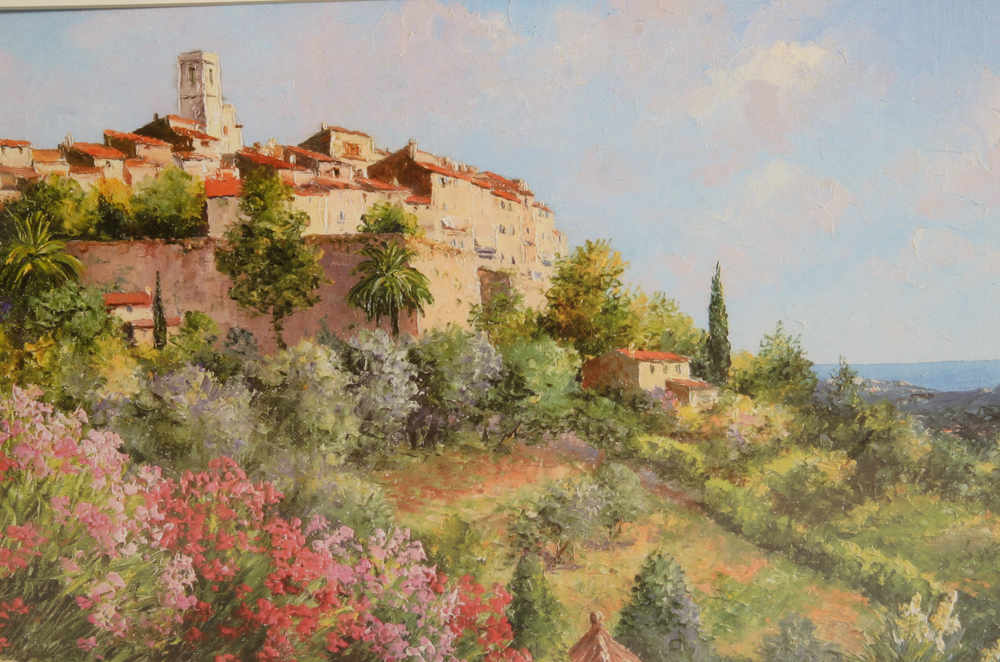 Gicleé Print of a Mediterranean Town