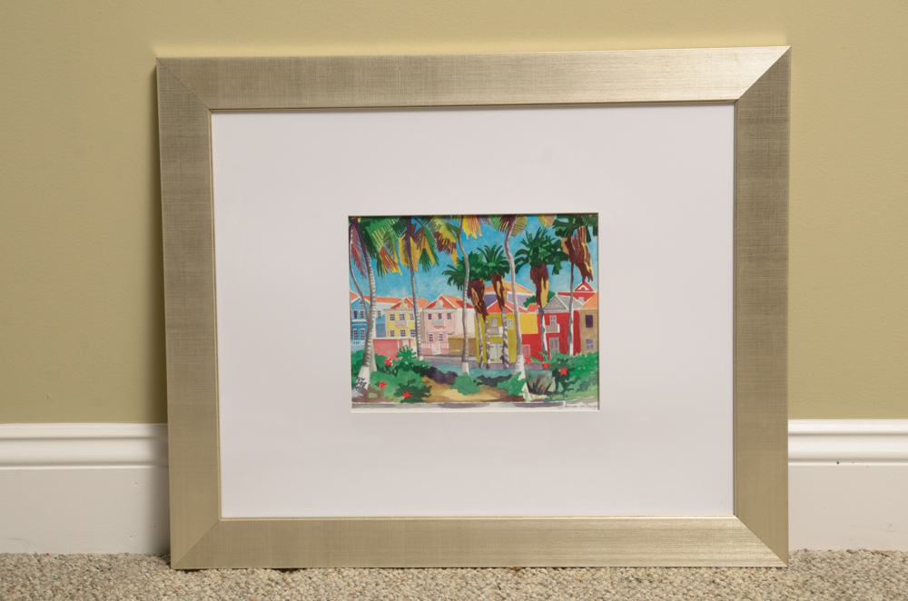 Pair of Herman Van Bergen Curaçao Offset Prints