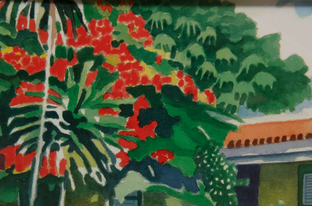 Pair of Herman Van Bergen Curaçao Offset Prints