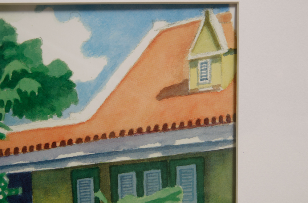 Pair of Herman Van Bergen Curaçao Offset Prints