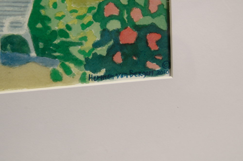 Pair of Herman Van Bergen Curaçao Offset Prints