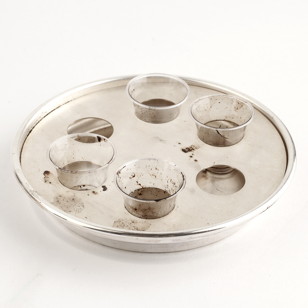 Vintage Silver Plate Travel Communion Kit