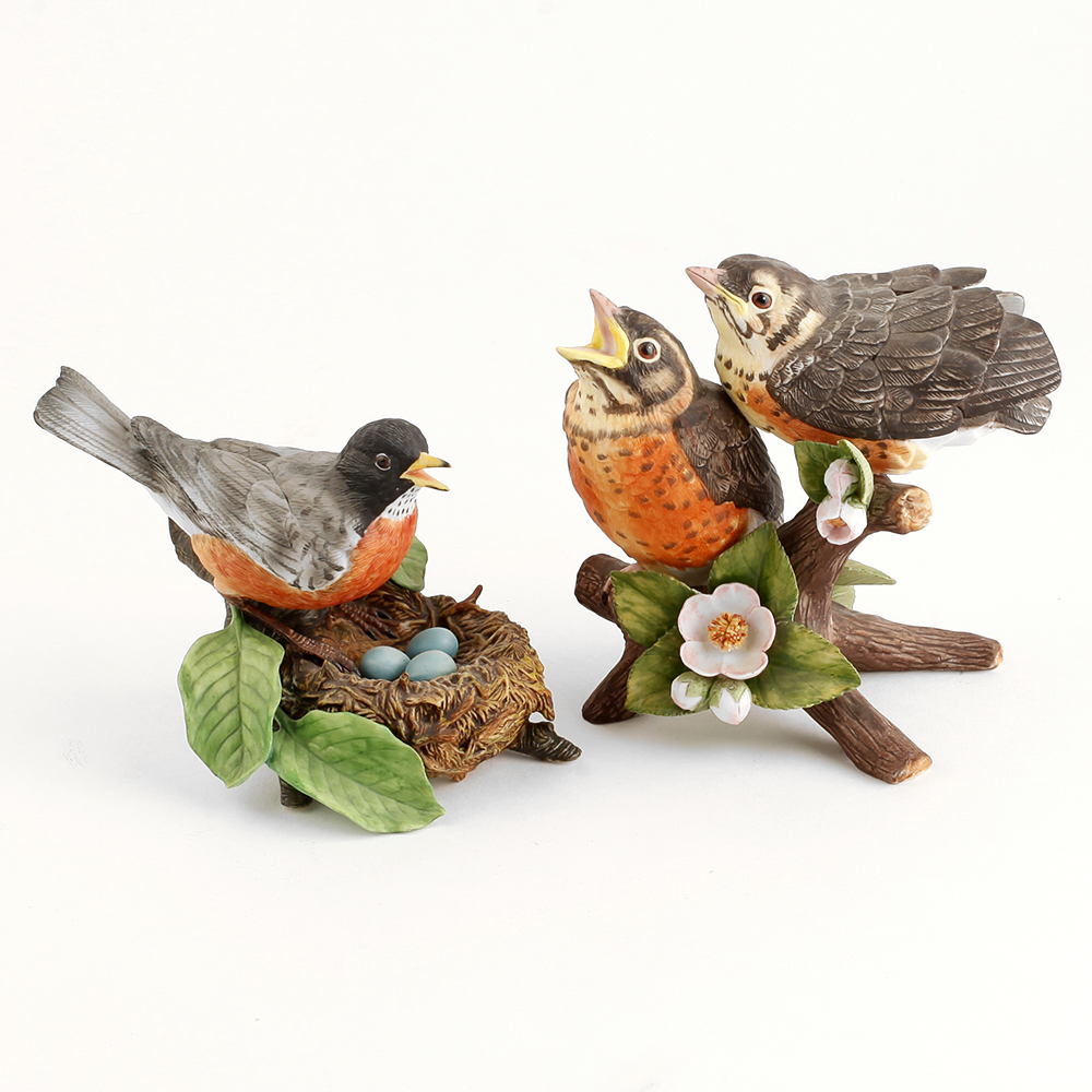 Lenox Fine Porcelain Robin Figures