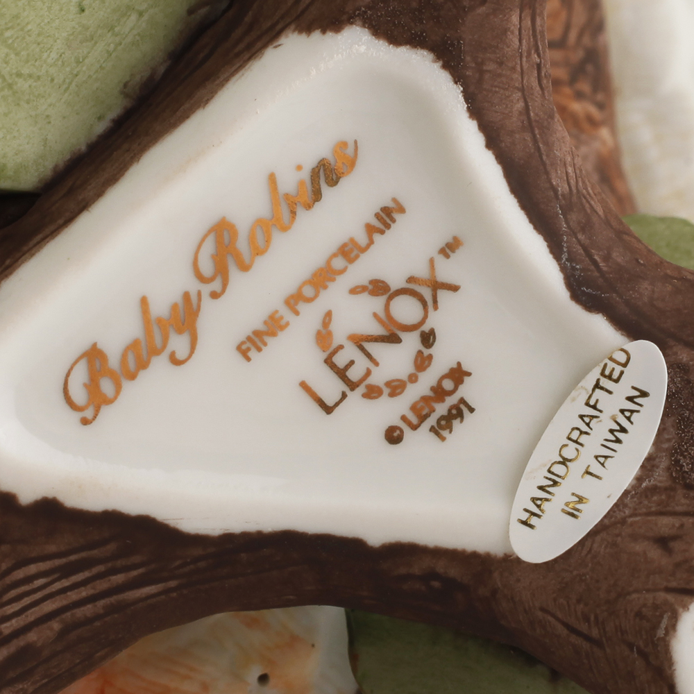 Lenox Fine Porcelain Robin Figures