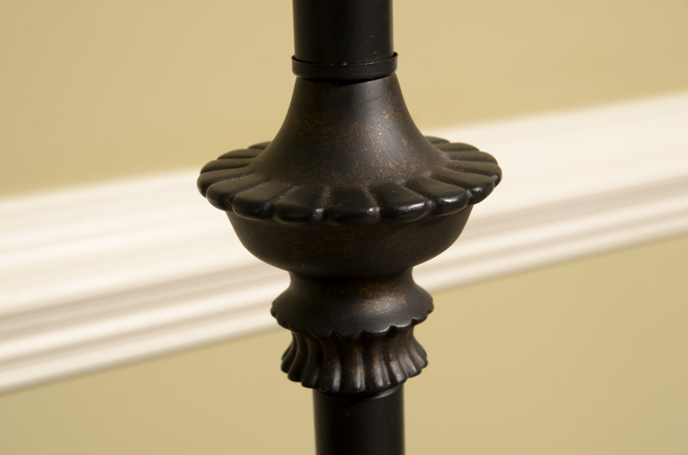 Set of Buffet Lamps with Floor Lamp