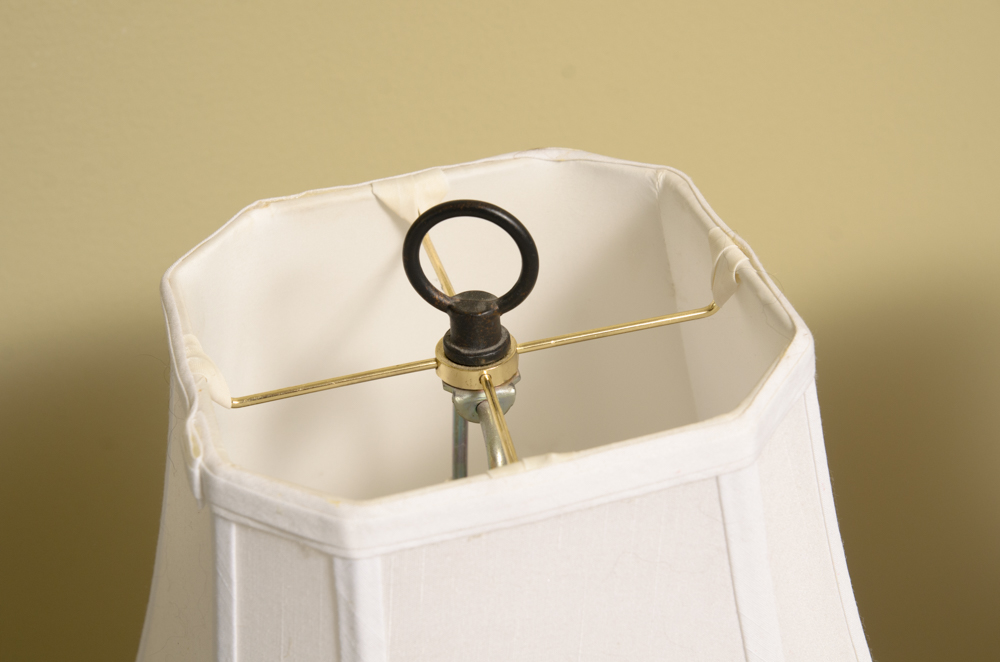 Set of Buffet Lamps with Floor Lamp