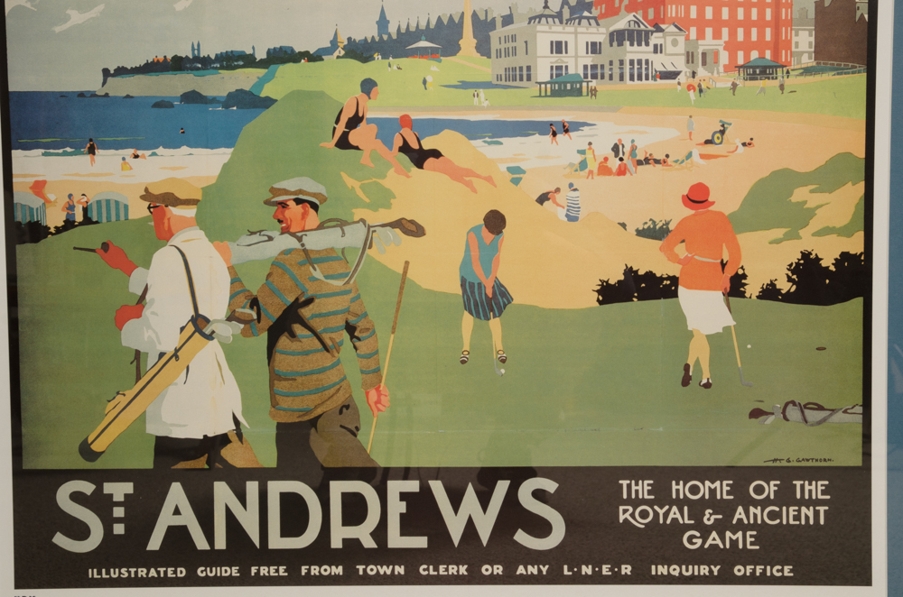 Railway "St. Andrews: The Home of the Royal and Ancient Game" Print