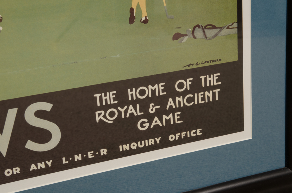 Railway "St. Andrews: The Home of the Royal and Ancient Game" Print