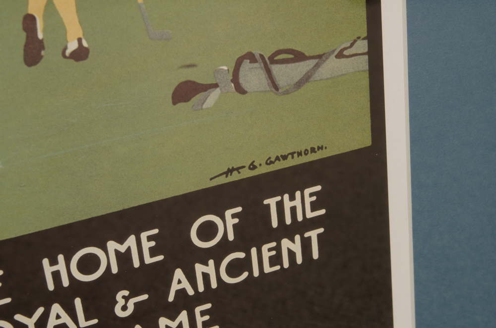 Railway "St. Andrews: The Home of the Royal and Ancient Game" Print