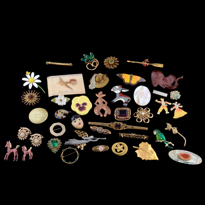 Vintage Costume Brooches