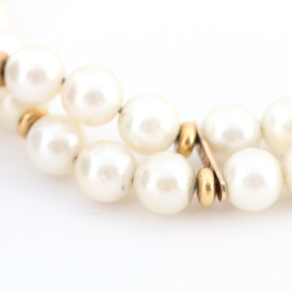 14K Gold Pearl Bracelet
