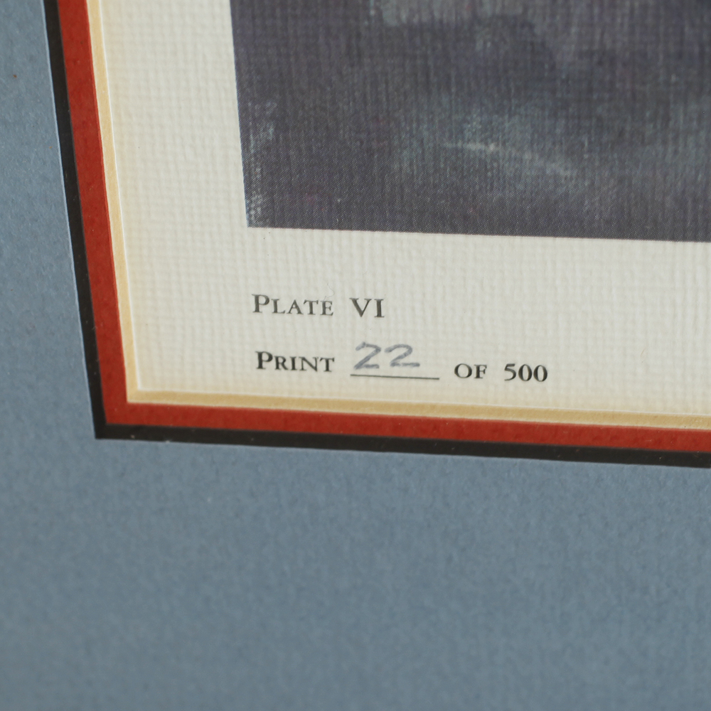 Tony Oswald Signed Limited Edition Print 'Preparing For The Hunt'