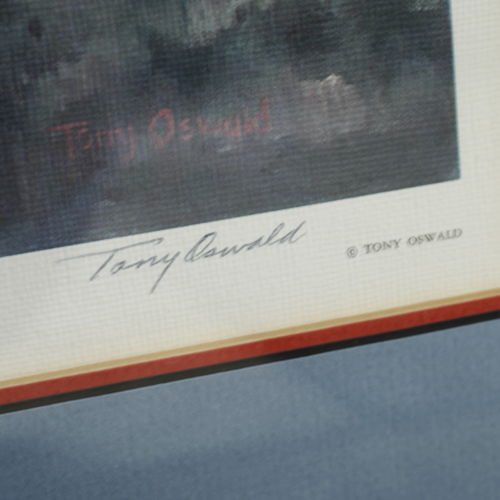 Tony Oswald Signed Limited Edition Print 'Preparing For The Hunt'