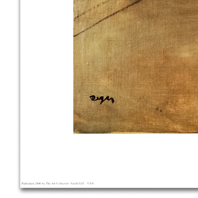 Degas "Two Ballerinas" EncreLuxe Print on Paper