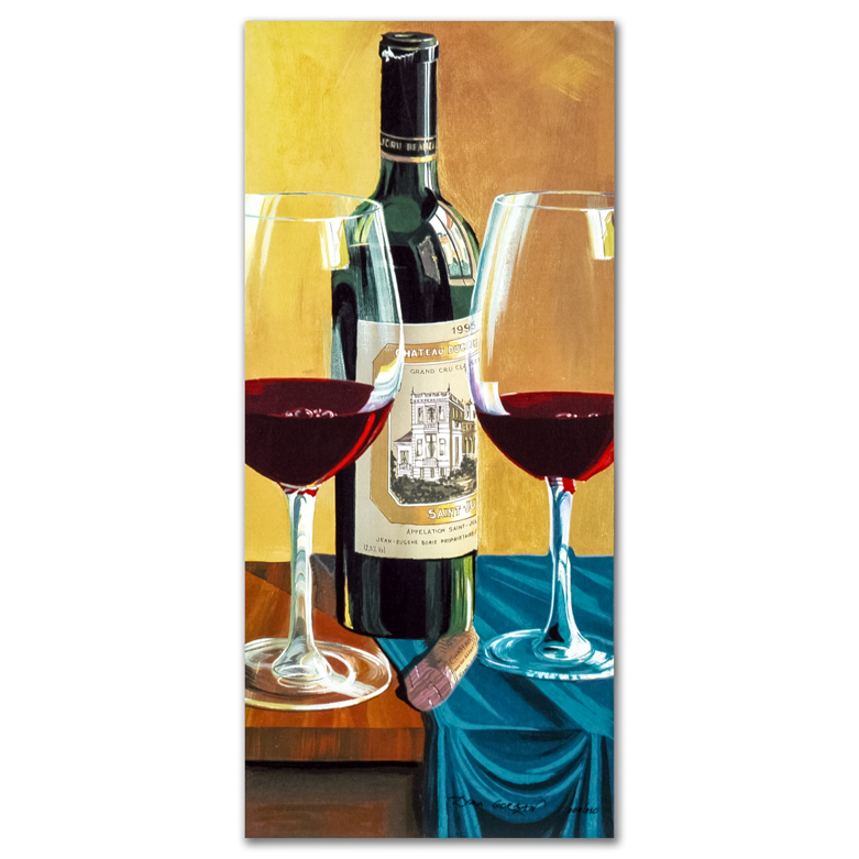 Dima Gorban "Wine For Two" Signed Serigraph on Paper