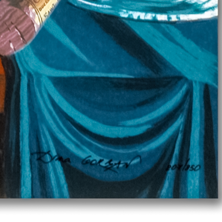 Dima Gorban "Wine For Two" Signed Serigraph on Paper