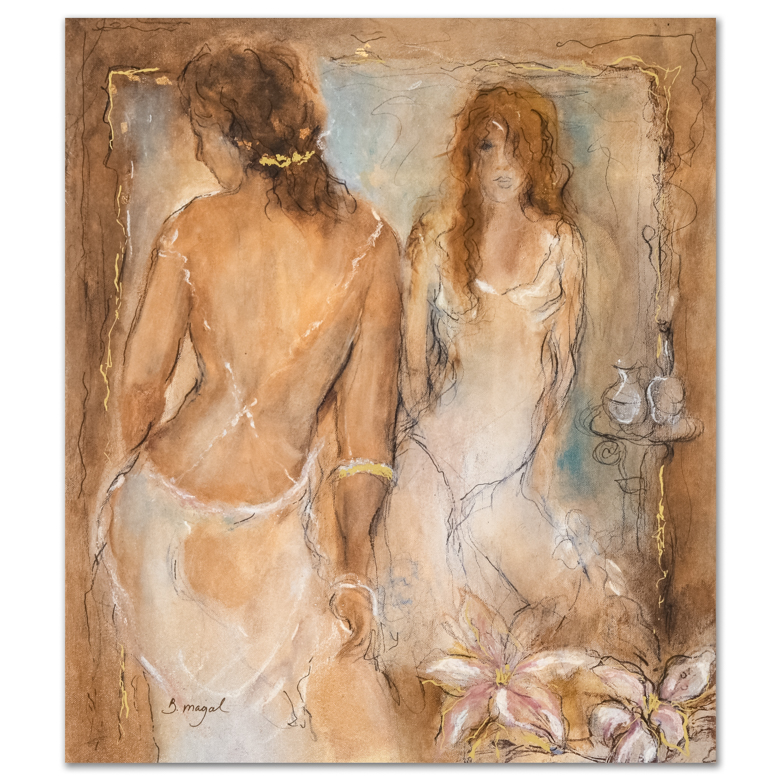 Batia Magal "Femininity" Signed Serigraph on Paper