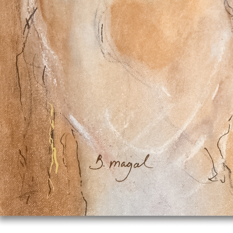 Batia Magal "Femininity" Signed Serigraph on Paper