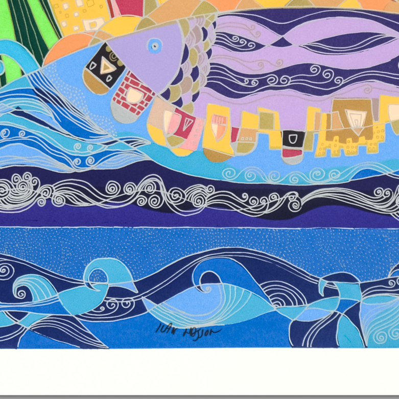 Ilan Hasson "The Promised Land" Signed Serigraph on Paper