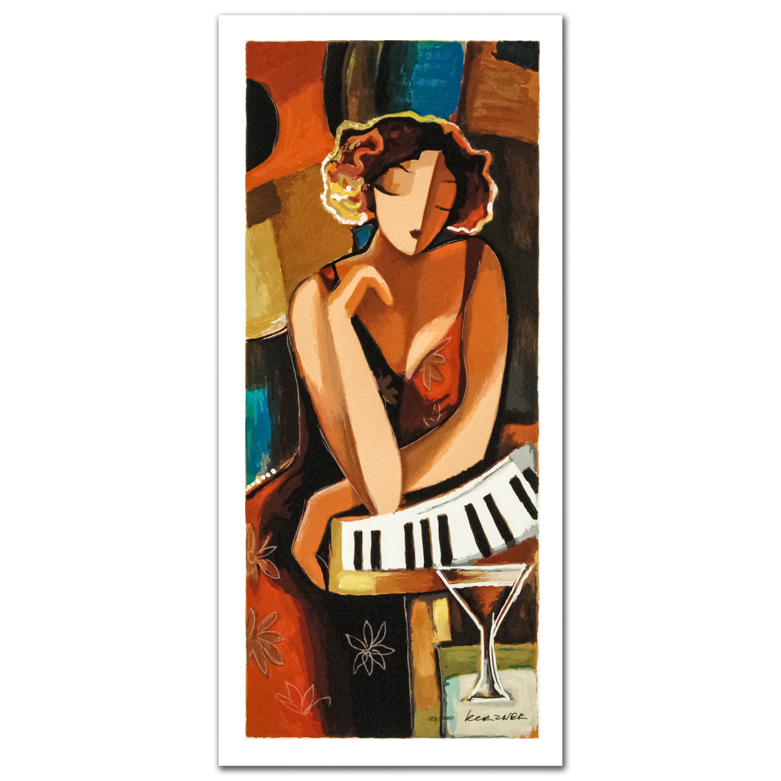 Michael Kerzner "The Pianist" Signed Serigraph on Paper
