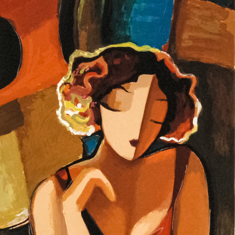 Michael Kerzner "The Pianist" Signed Serigraph on Paper