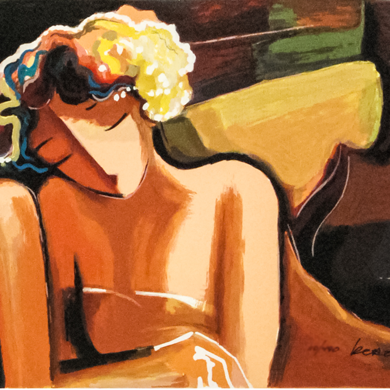 Michael Kerzner "Sisters" Signed Serigraph on Paper