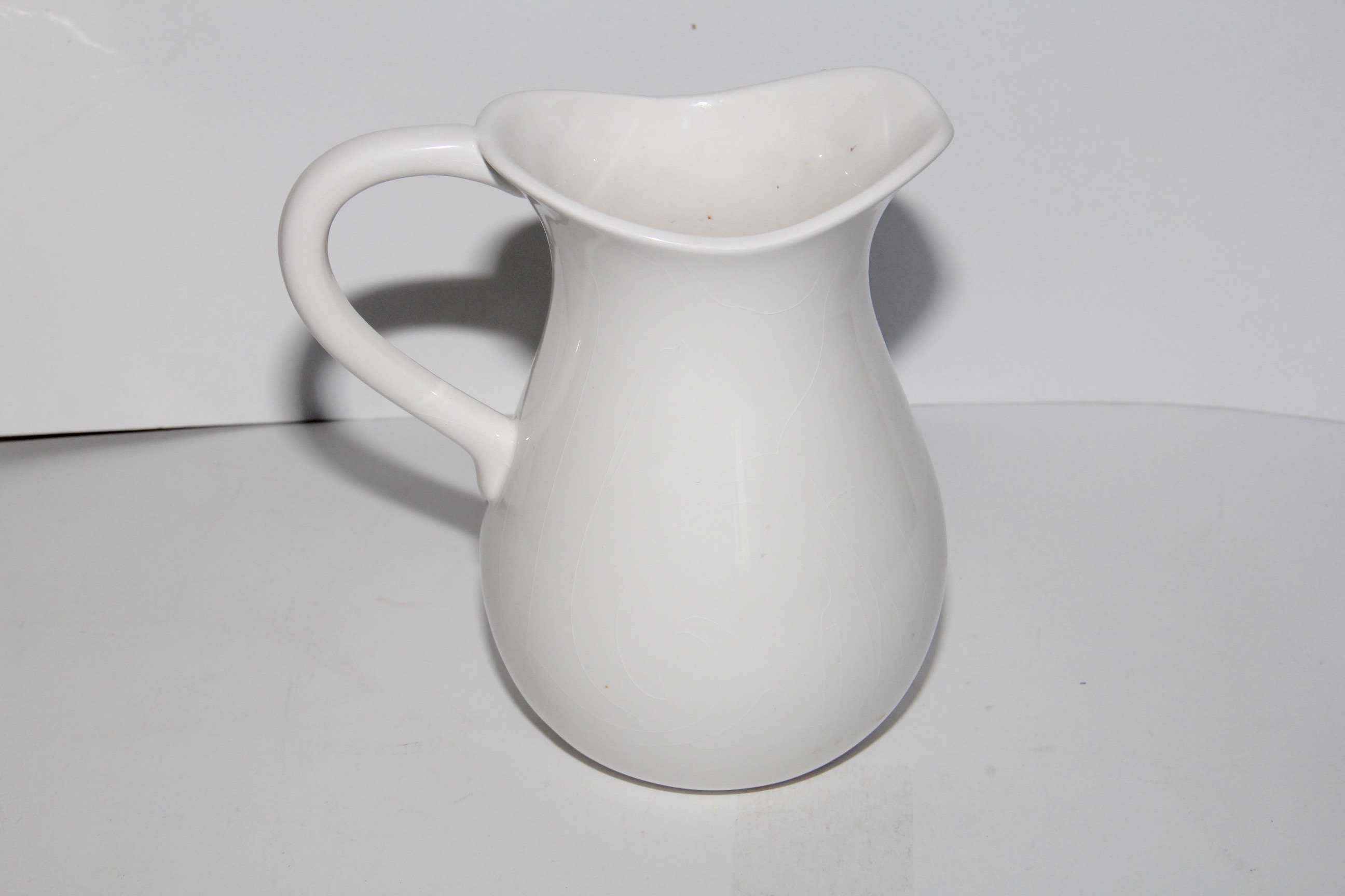 White Pitcher and Square Basin