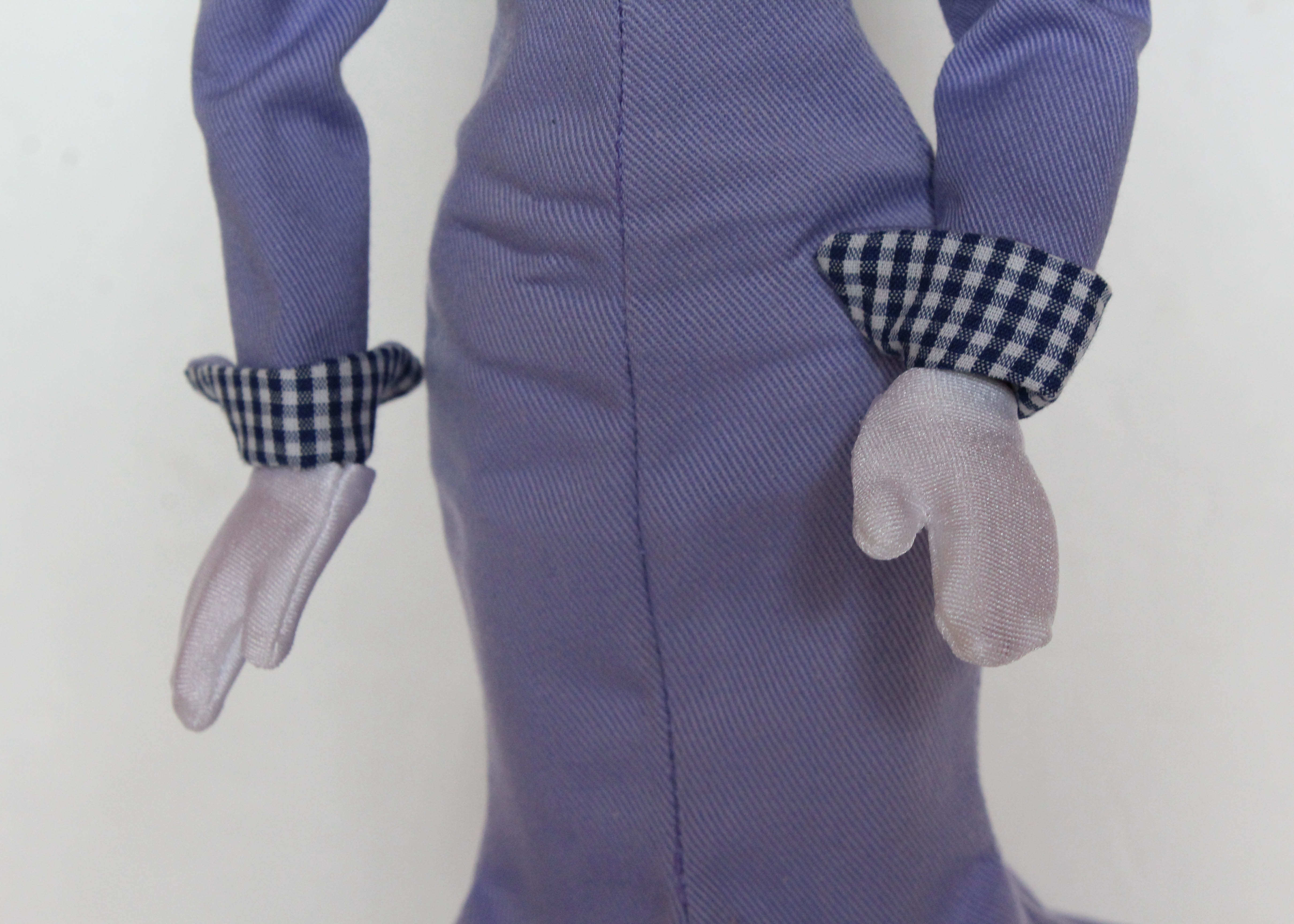 "Promenade" Doll with Lavender Walking Suit Designed by Etta Foran