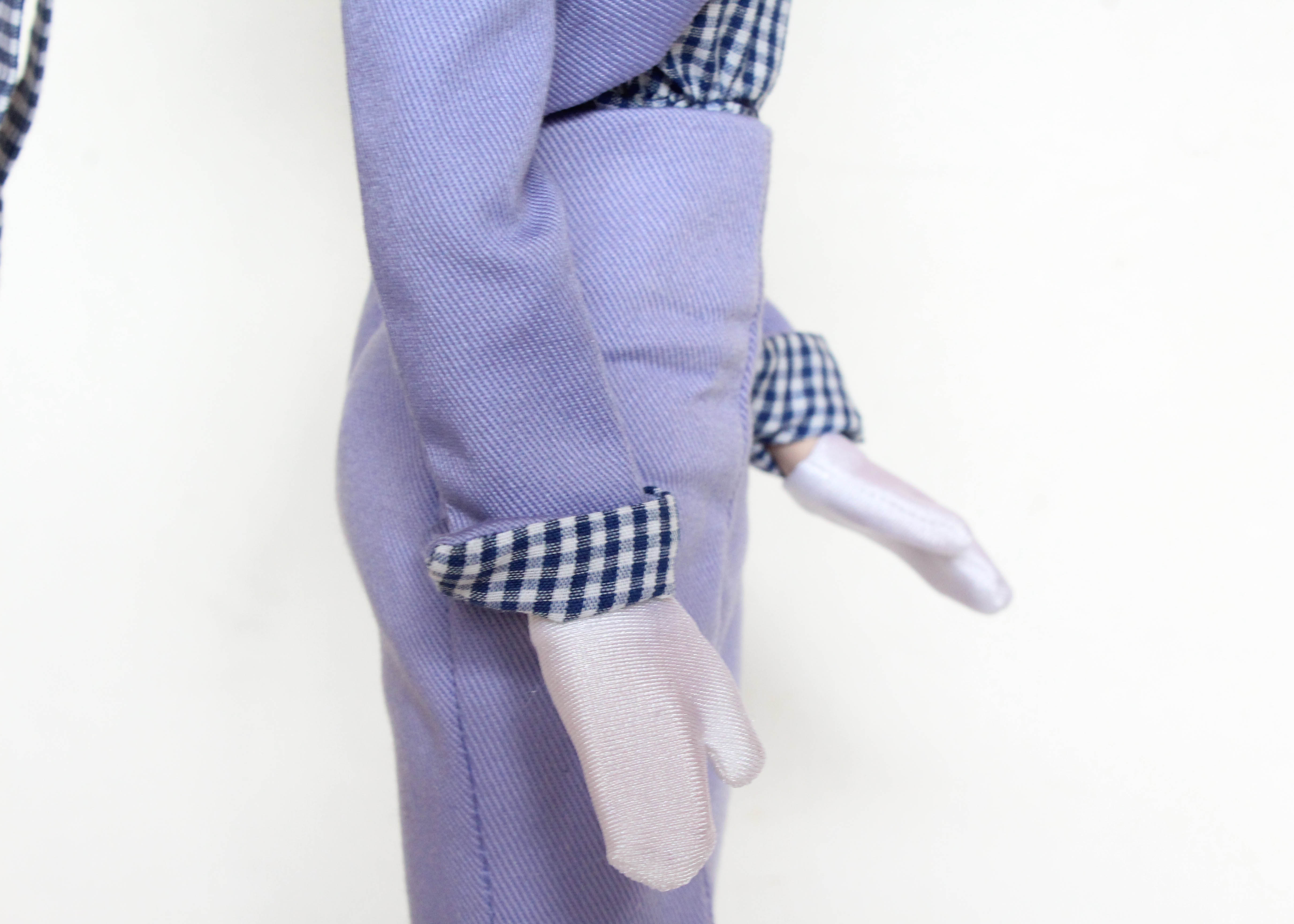 "Promenade" Doll with Lavender Walking Suit Designed by Etta Foran
