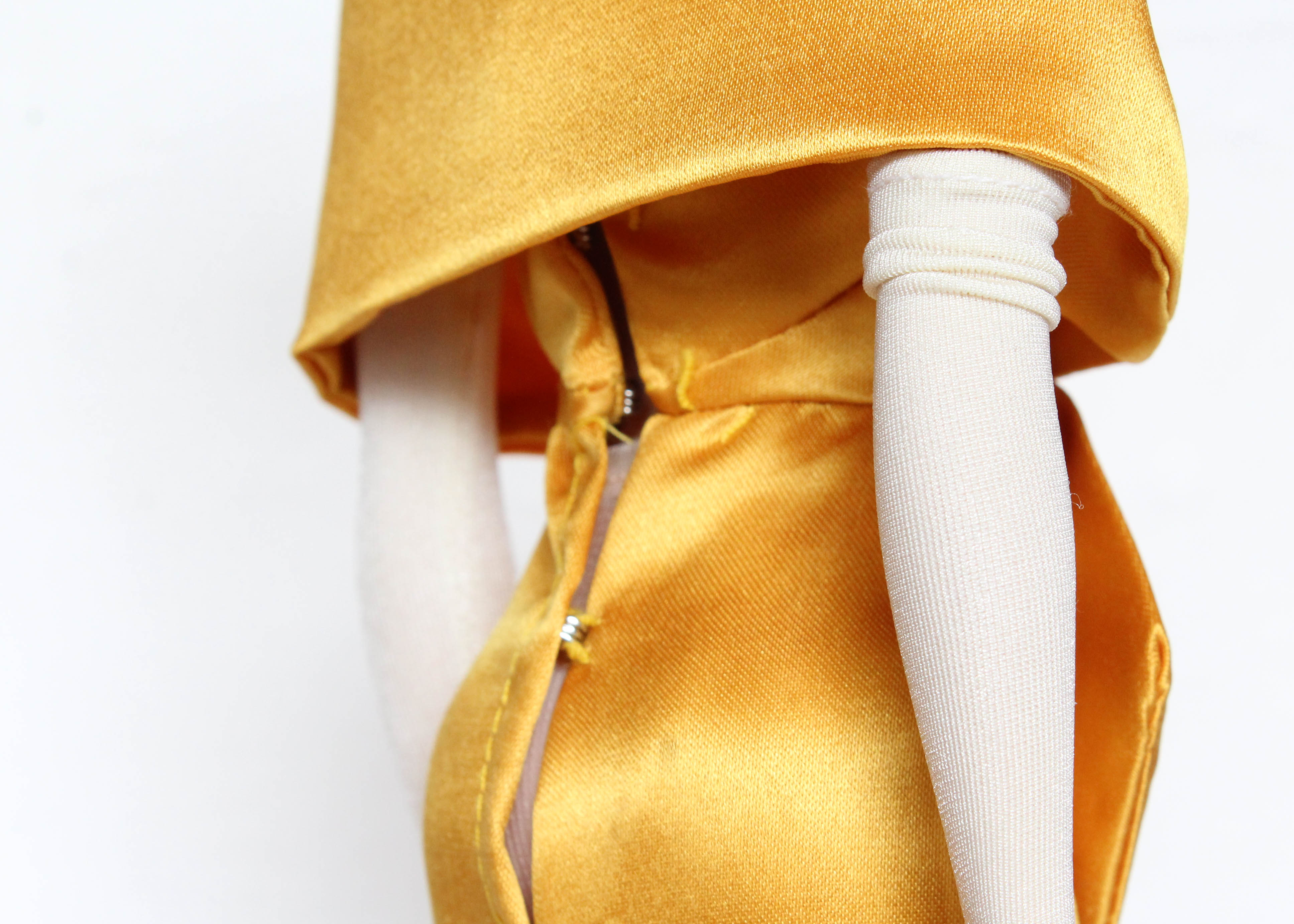 "Gold Sensation" Doll with Golden Yellow Gown Designed by Tim Kennedy