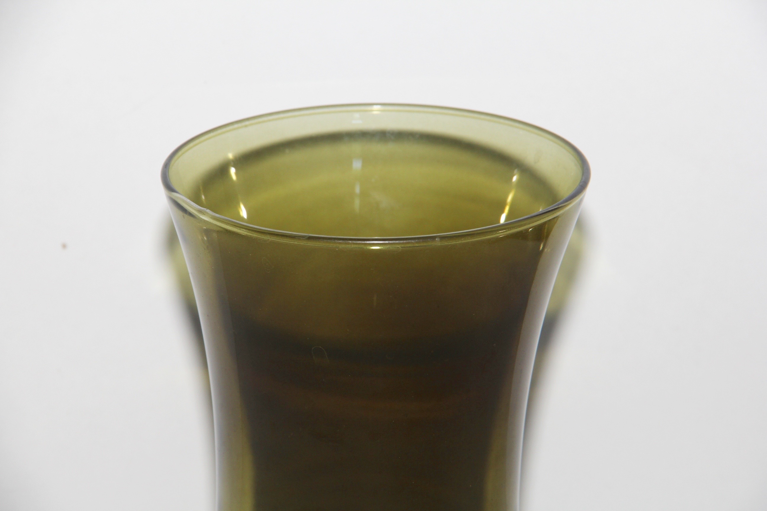 Set of Decorative Green Vases