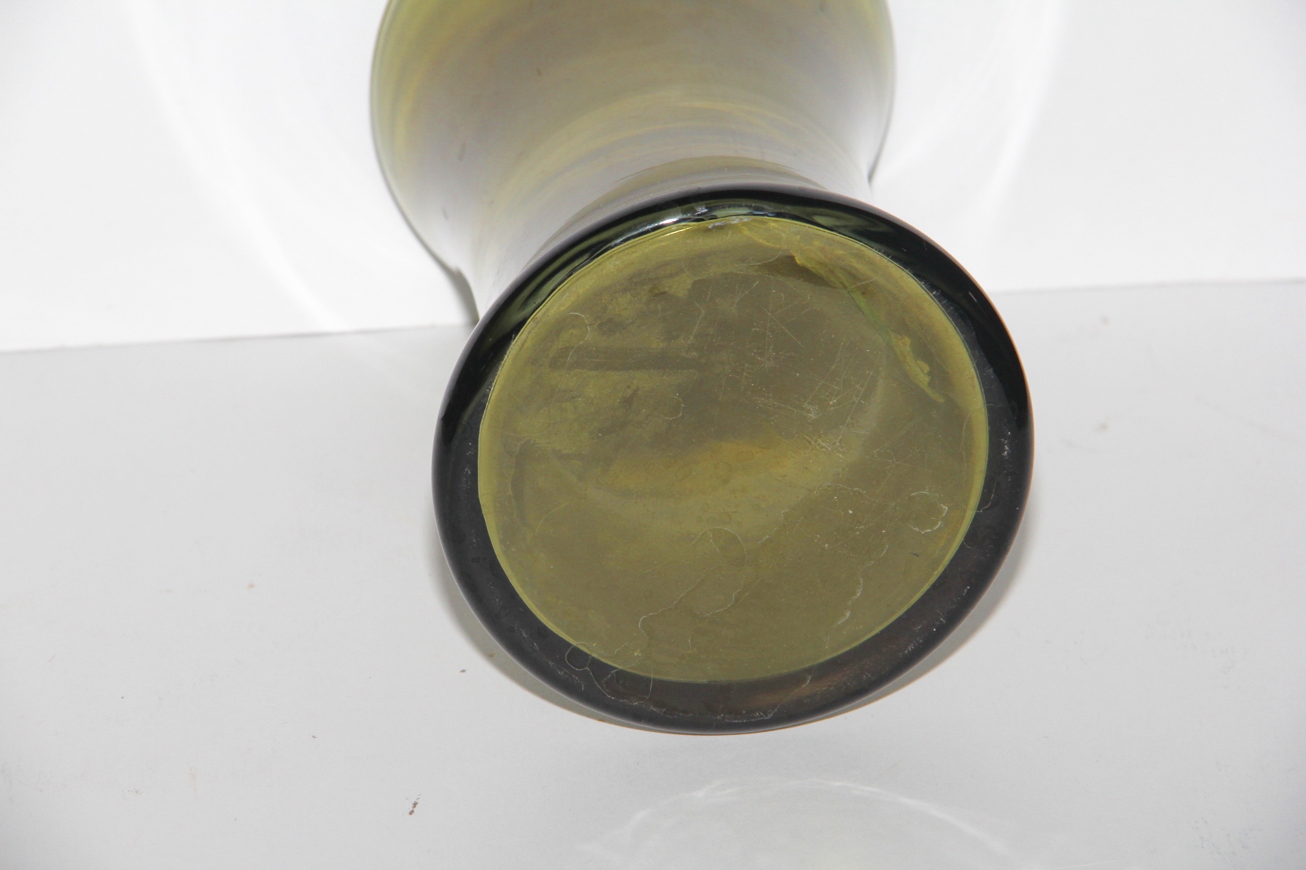 Set of Decorative Green Vases