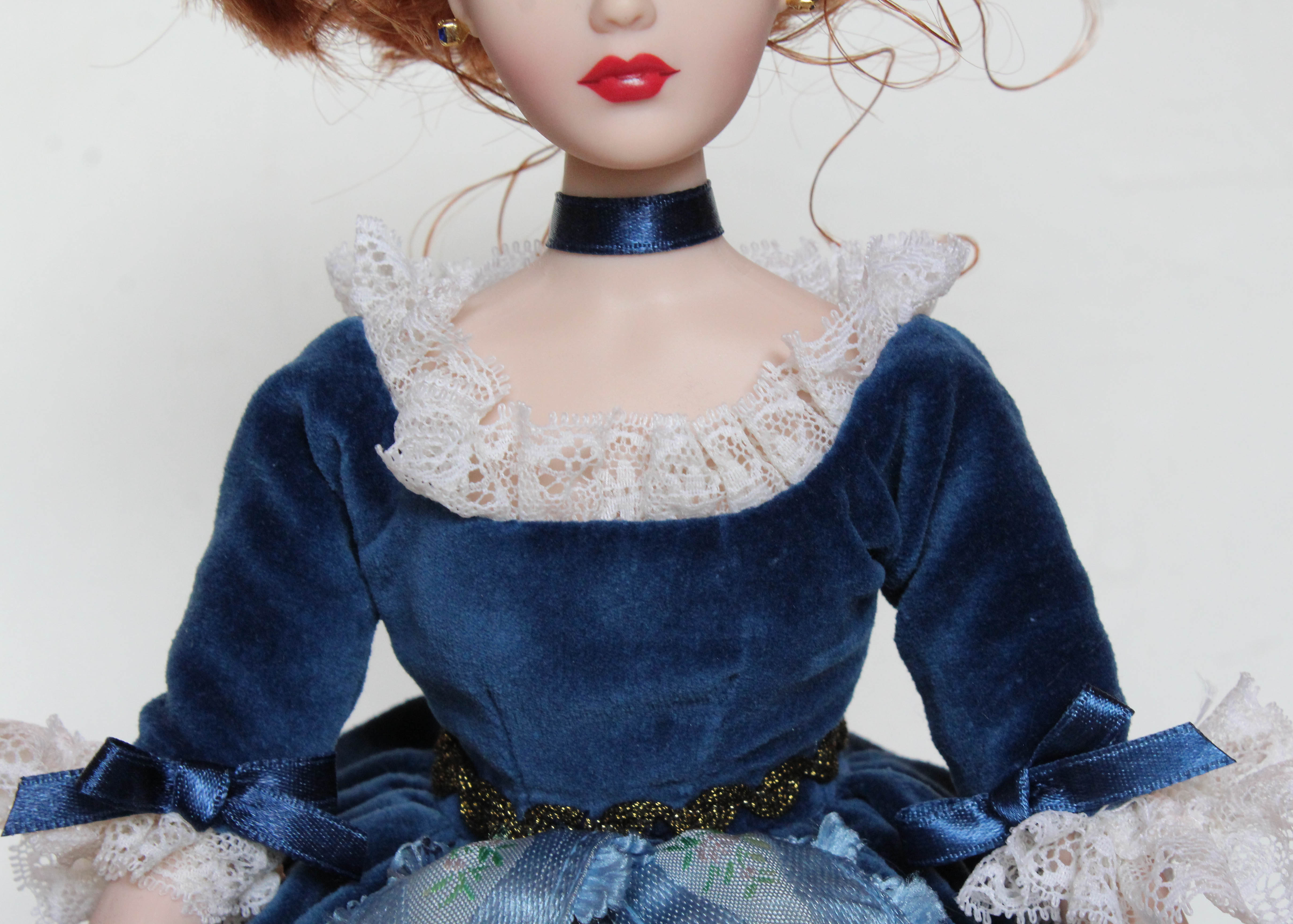 "The King's Daughter" Doll with 18th-Century Style Dress Designed by Michele Gutierrez