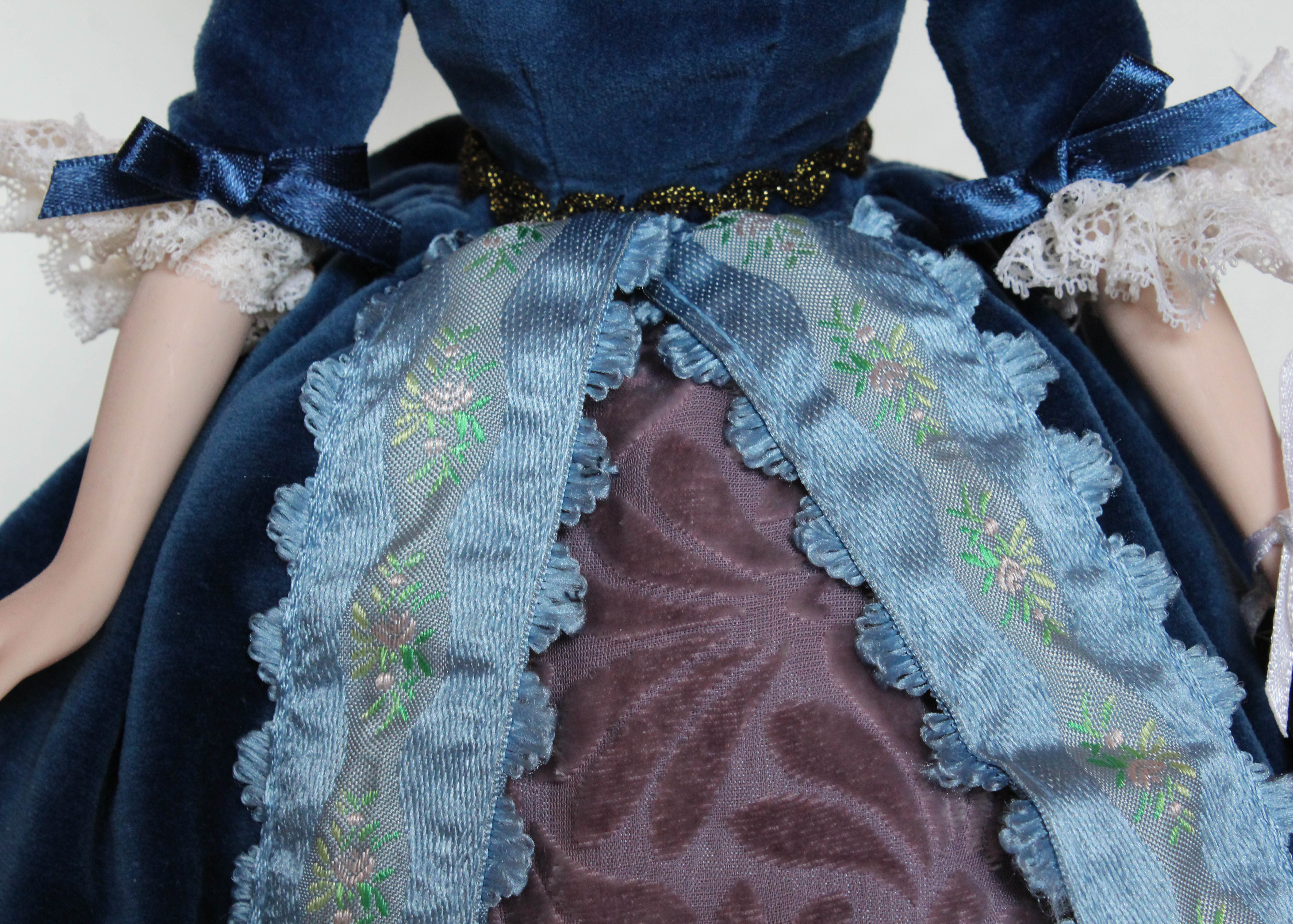 "The King's Daughter" Doll with 18th-Century Style Dress Designed by Michele Gutierrez