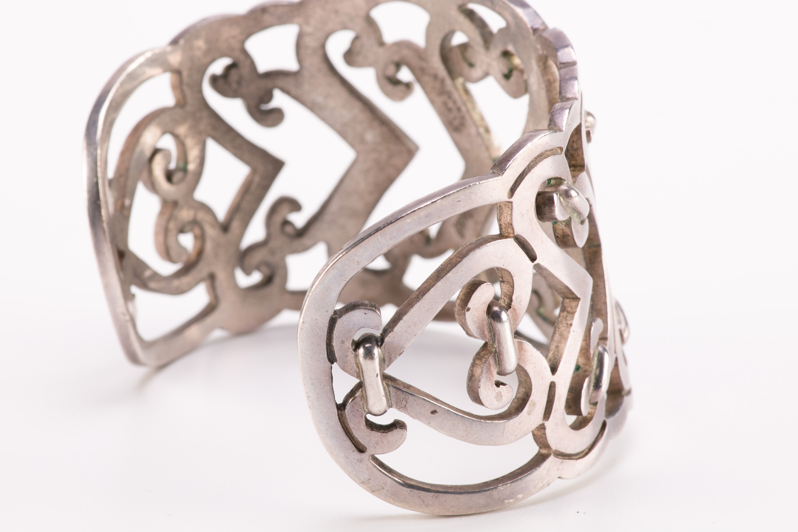 Mexican Sterling Silver Cuff Bracelet