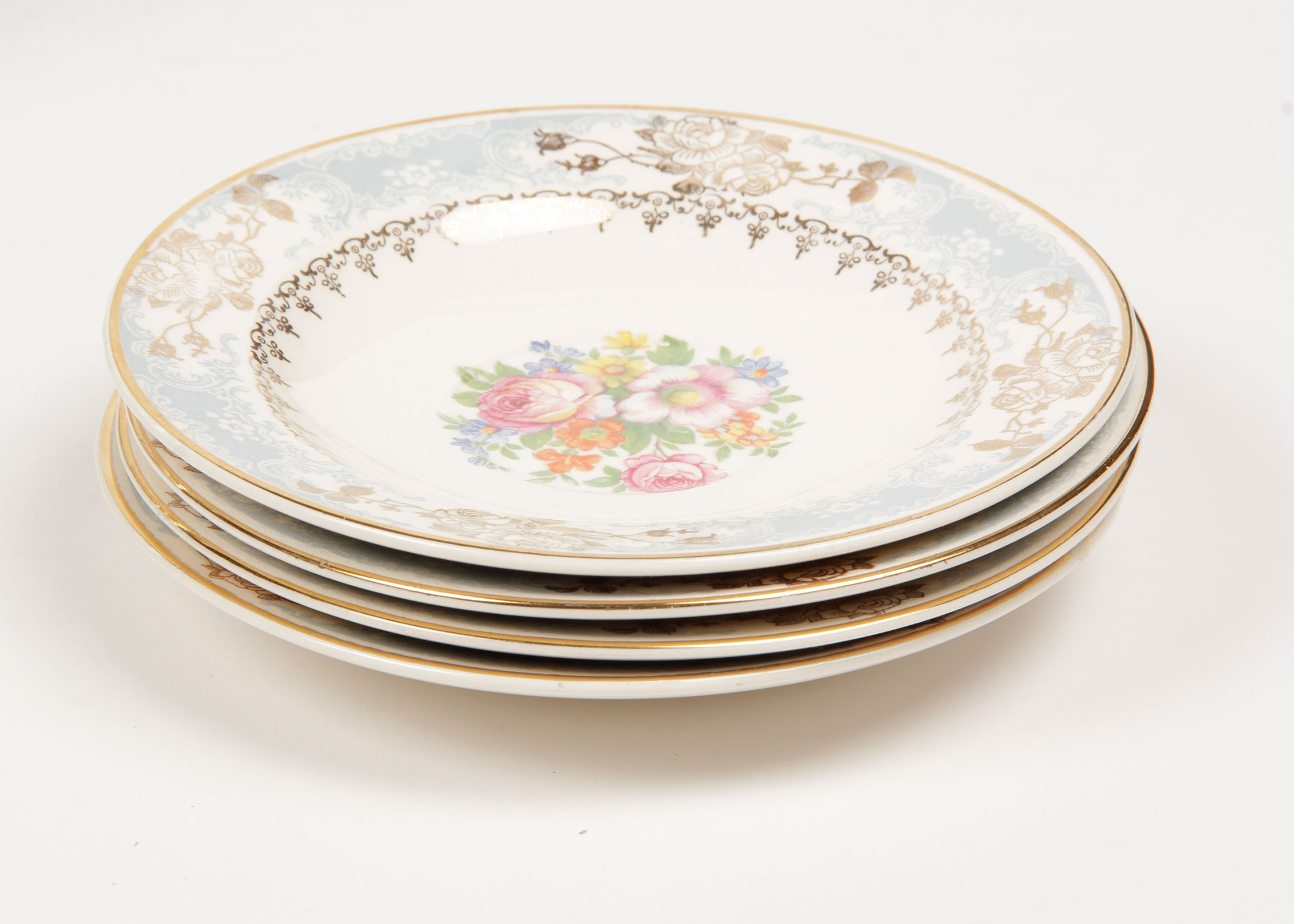 Homer Laughlin Royal Splendor 22 Carat Gold Place Settings for Six