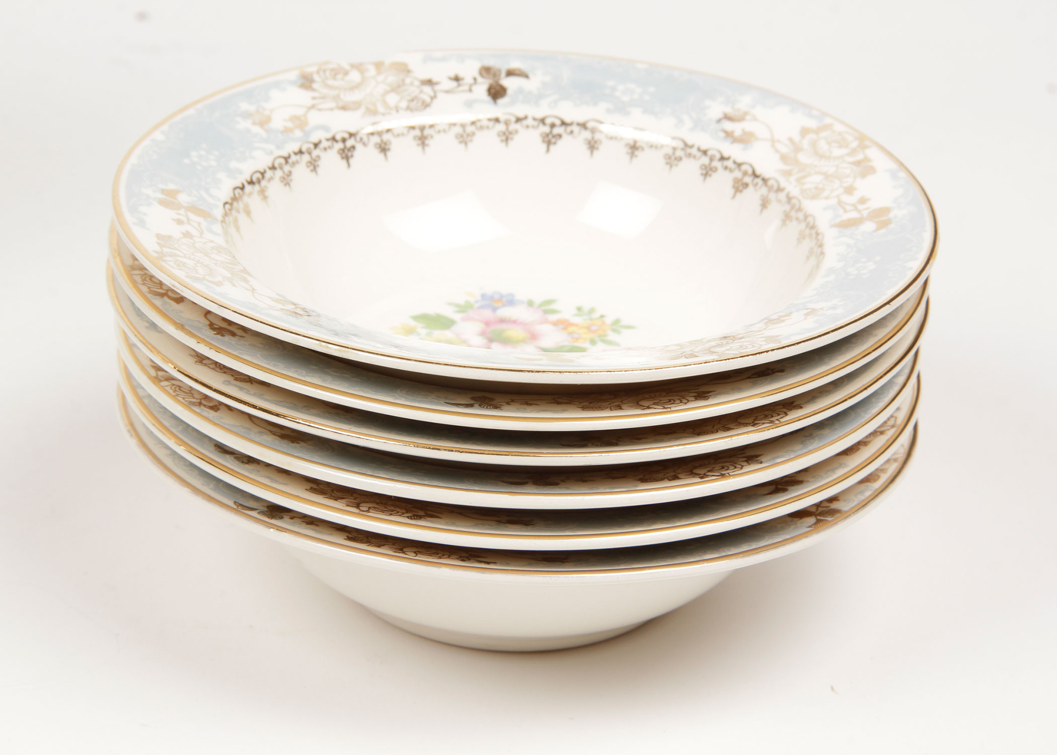 Homer Laughlin Royal Splendor 22 Carat Gold Place Settings for Six