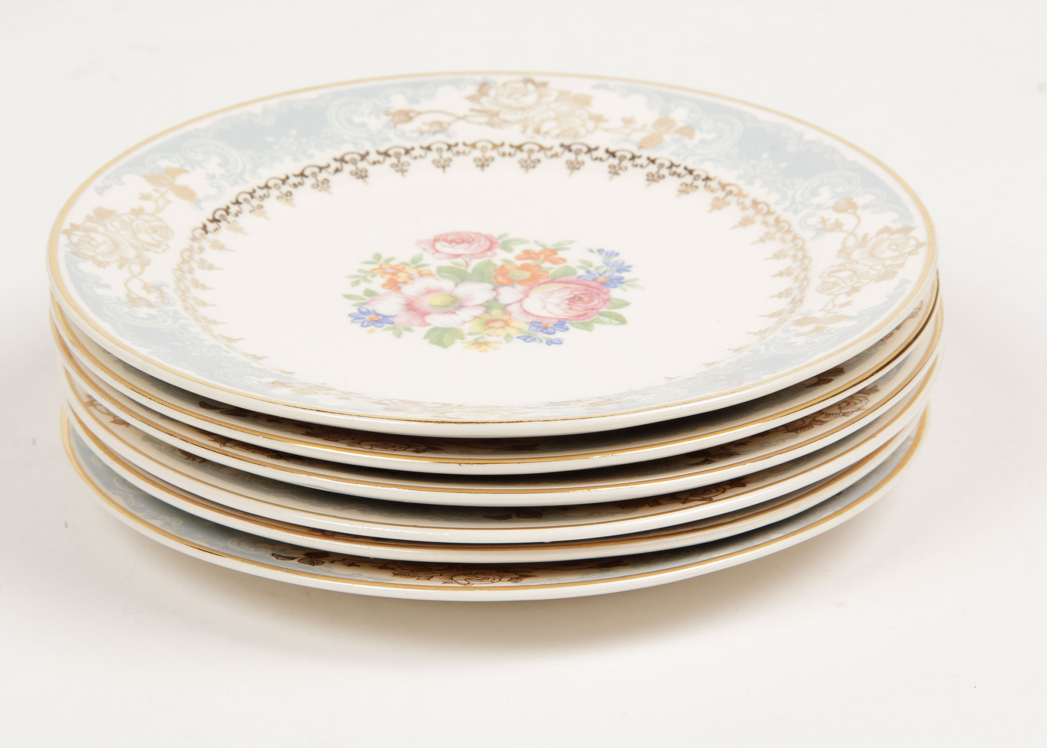 Homer Laughlin Royal Splendor 22 Carat Gold Place Settings for Six