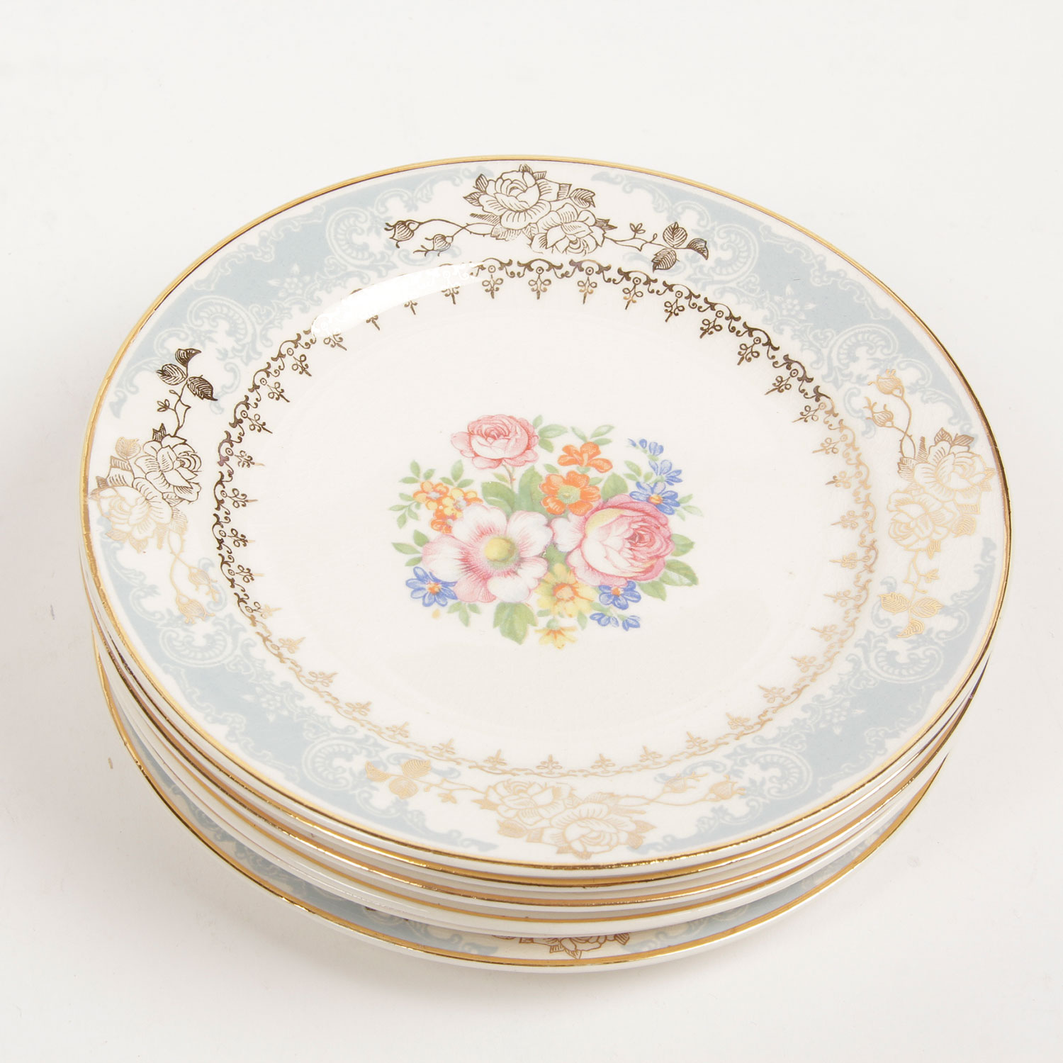 Homer Laughlin Royal Splendor 22 Carat Gold Place Settings for Six