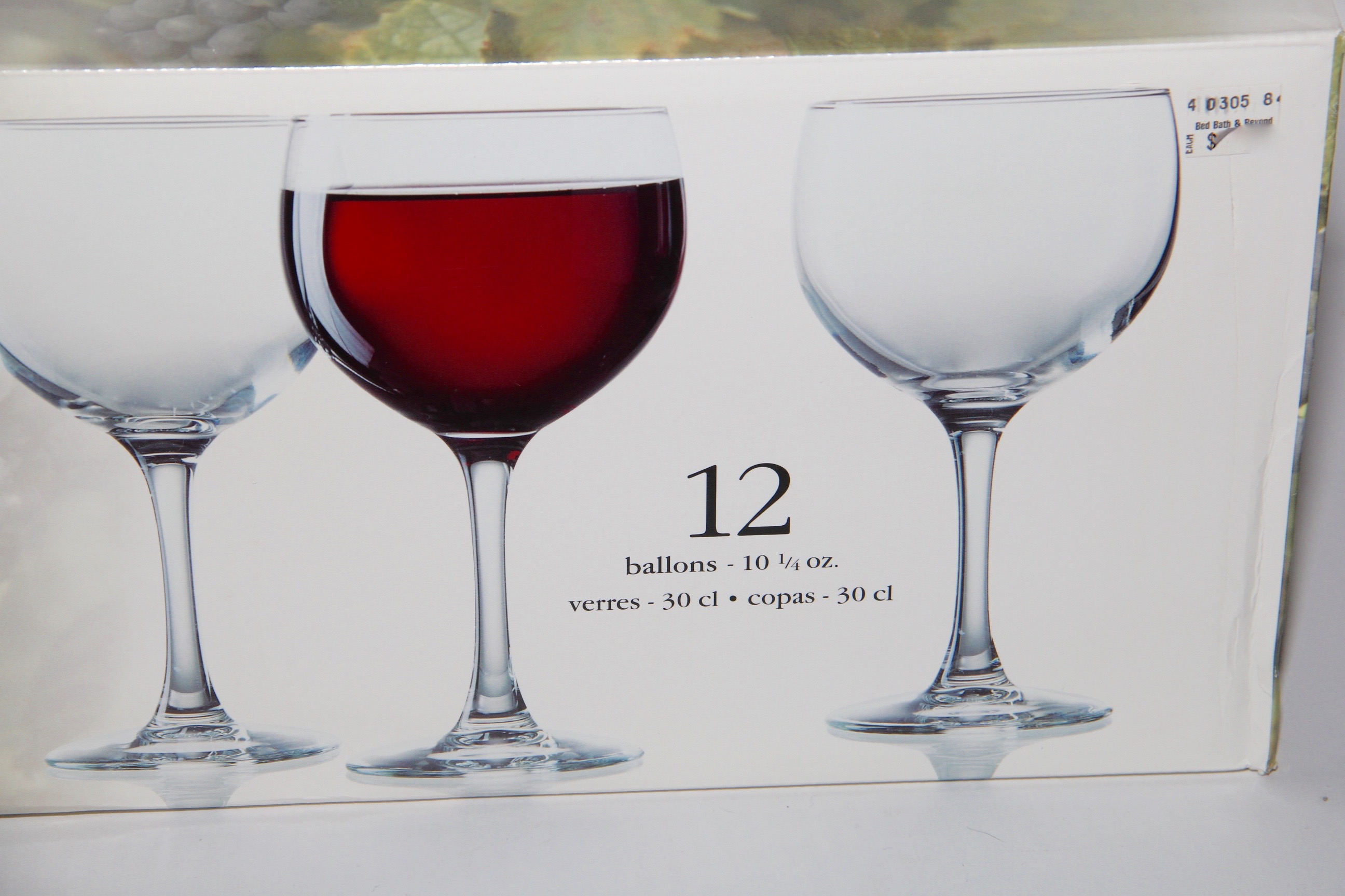 Set of Twelve Luminarc "nuance ballon" Wine Glasses