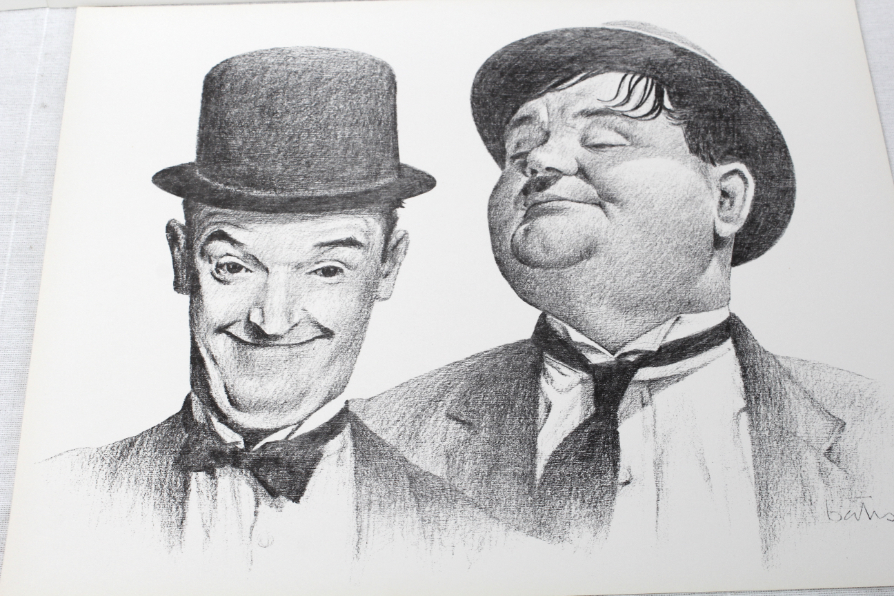 Collection Early Hollywood Comedy Legend Prints After Bill Bates