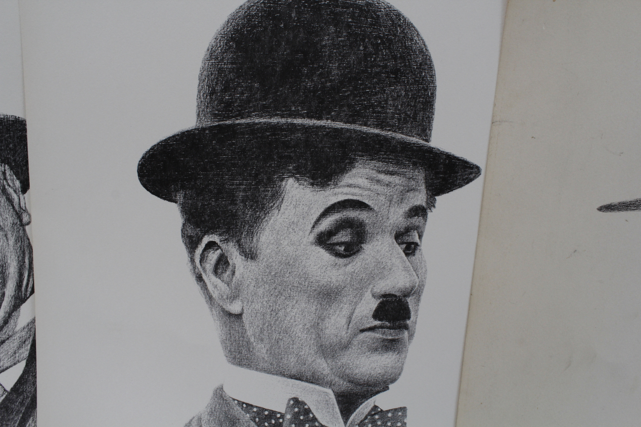 Collection Early Hollywood Comedy Legend Prints After Bill Bates