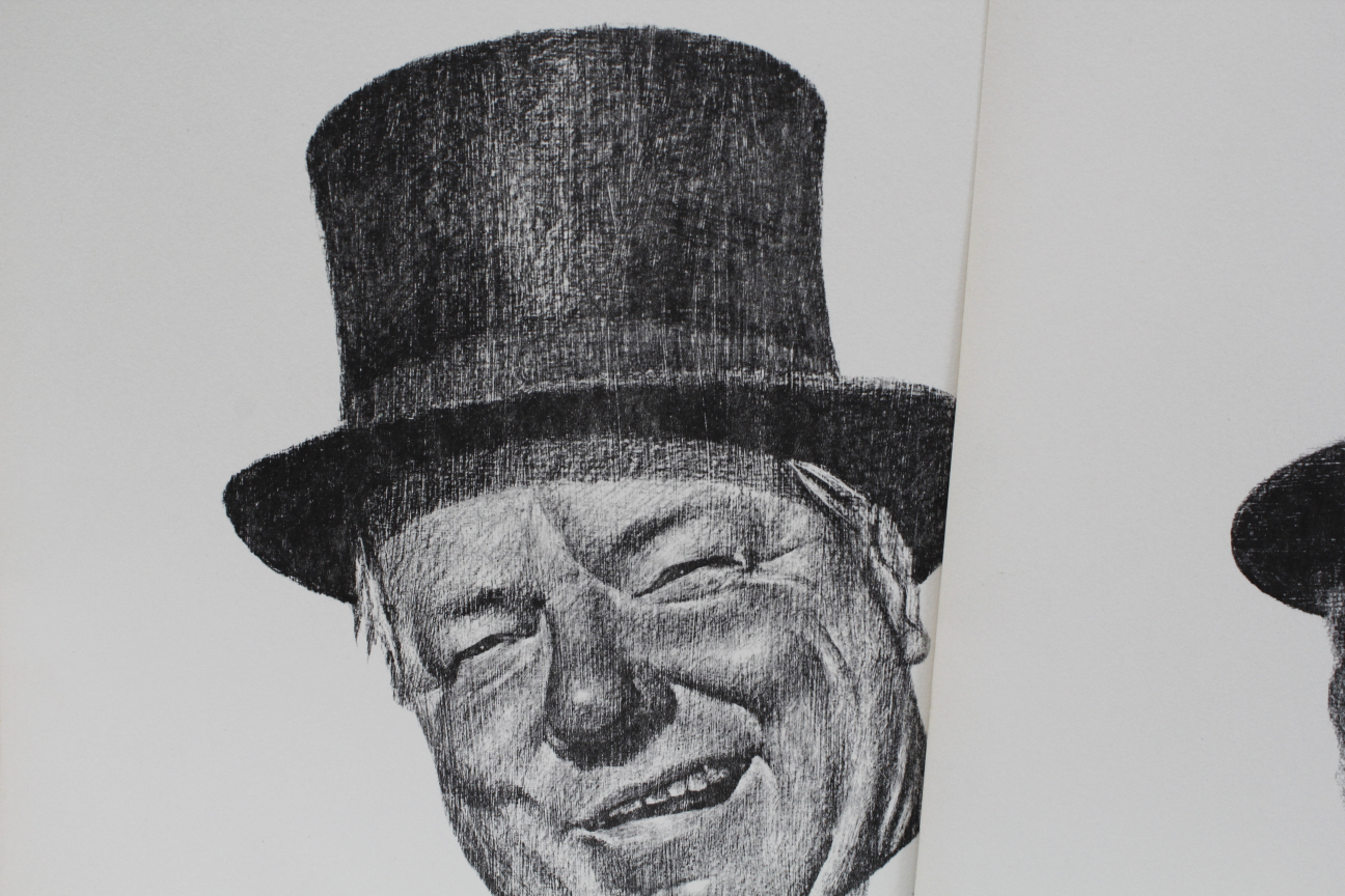 Collection Early Hollywood Comedy Legend Prints After Bill Bates