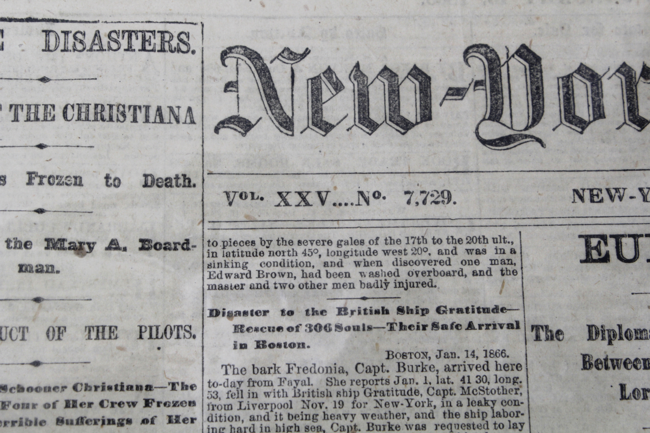 Assortment of Late 1800s New York Daily Newspapers