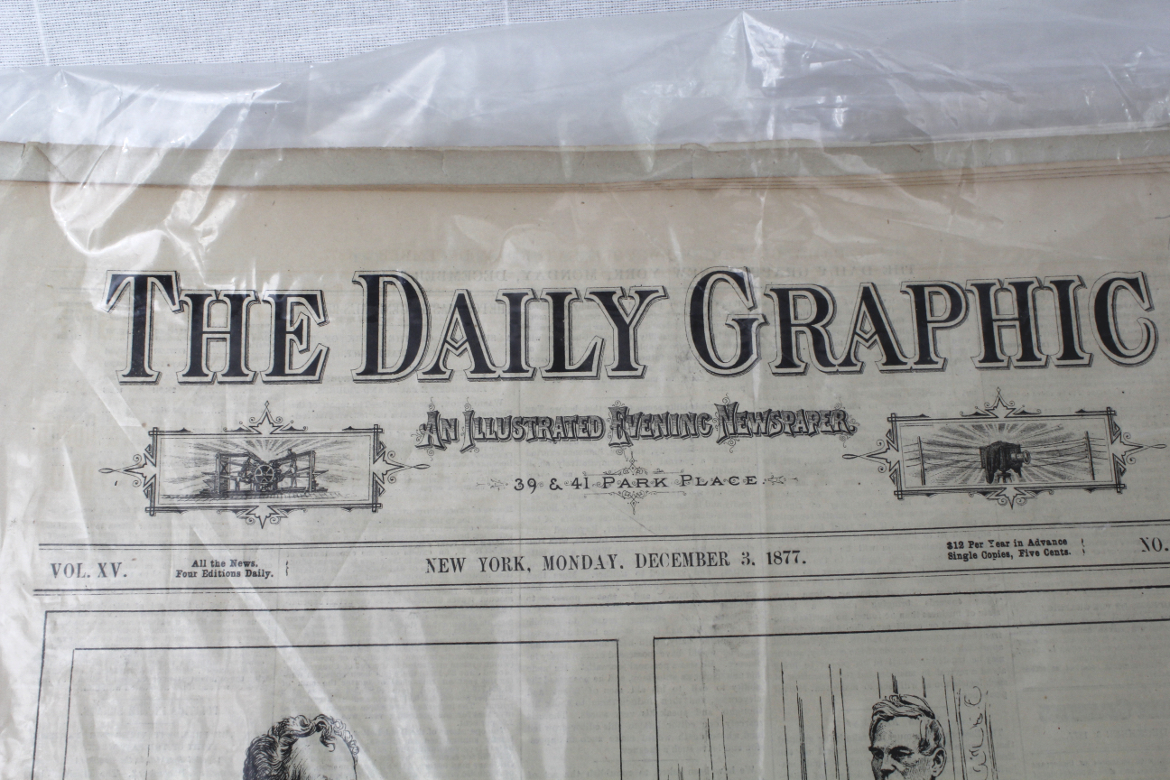 Assortment of Late 1800s New York Daily Newspapers