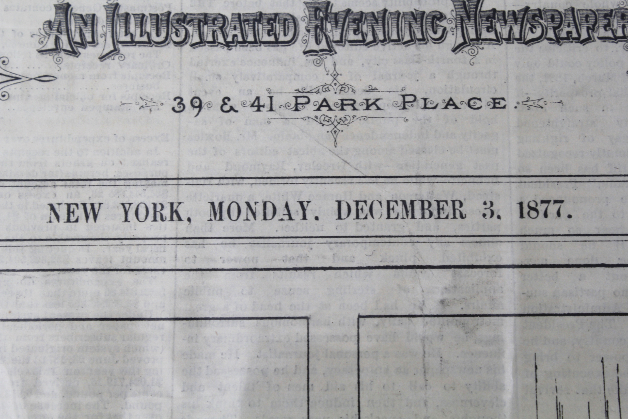 Assortment of Late 1800s New York Daily Newspapers