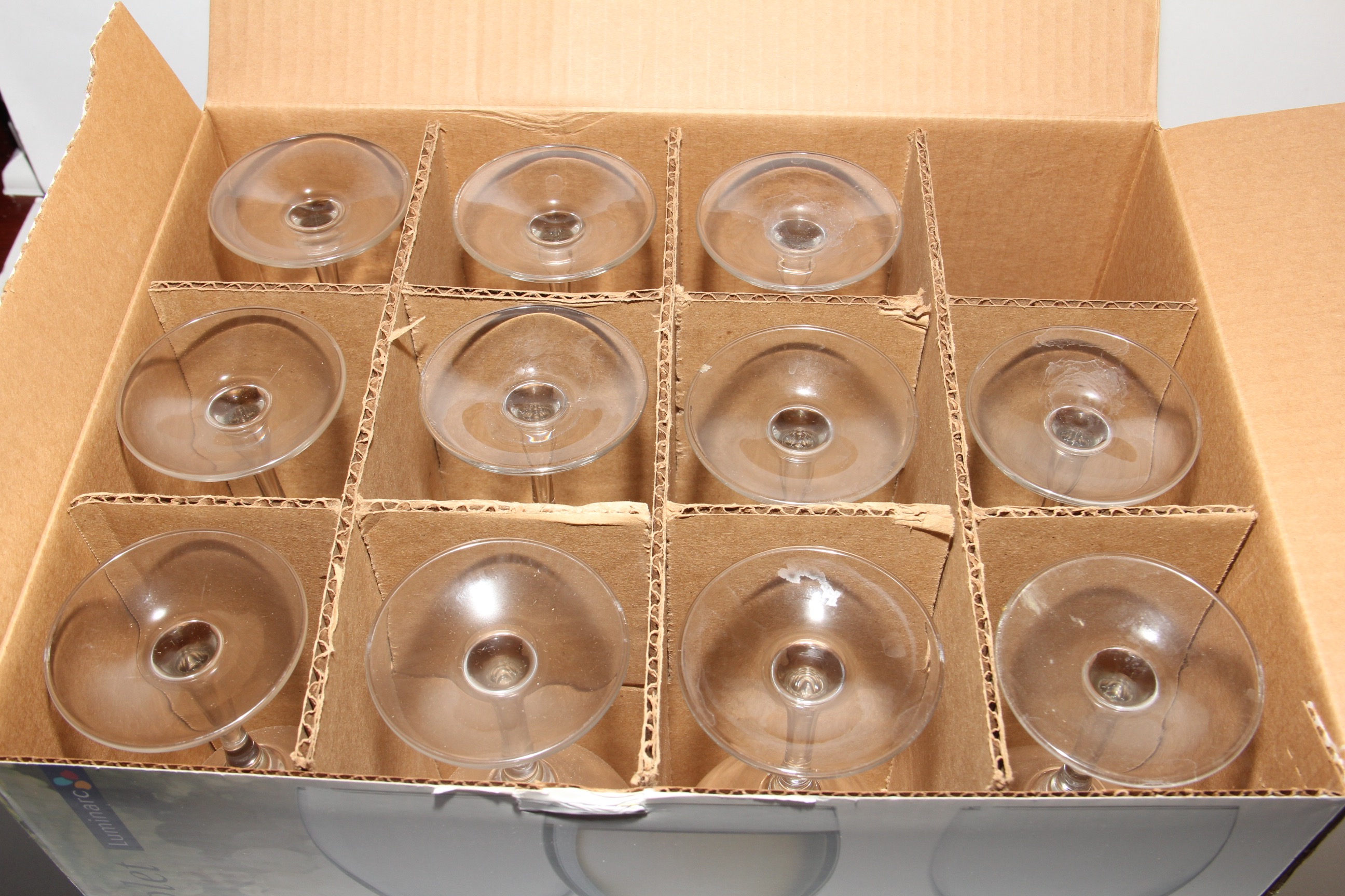 Set of Luminarc Wine Goblets