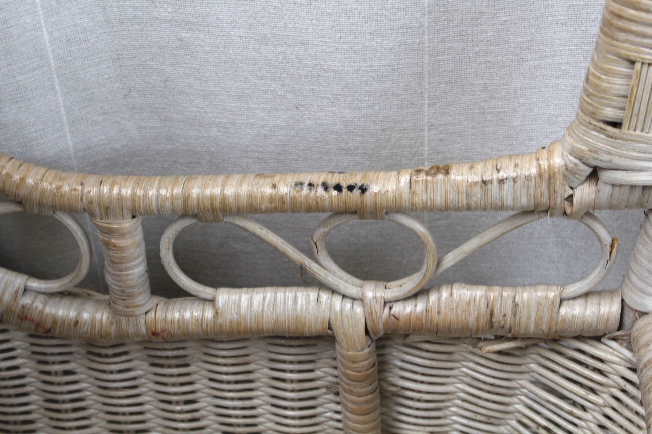 Vintage Wicker Baby Doll Pram Carriage