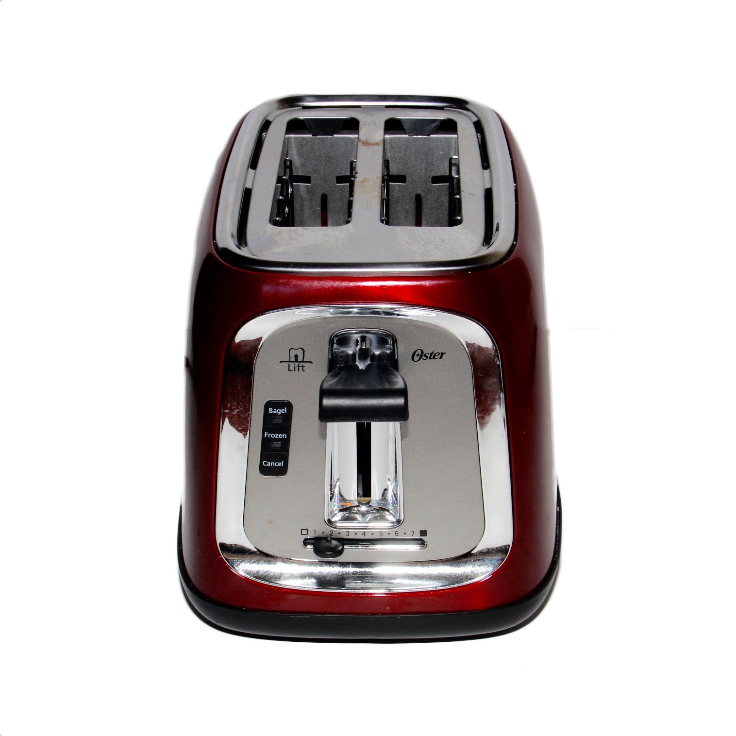Red Dual Slot Browning Oster Toaster