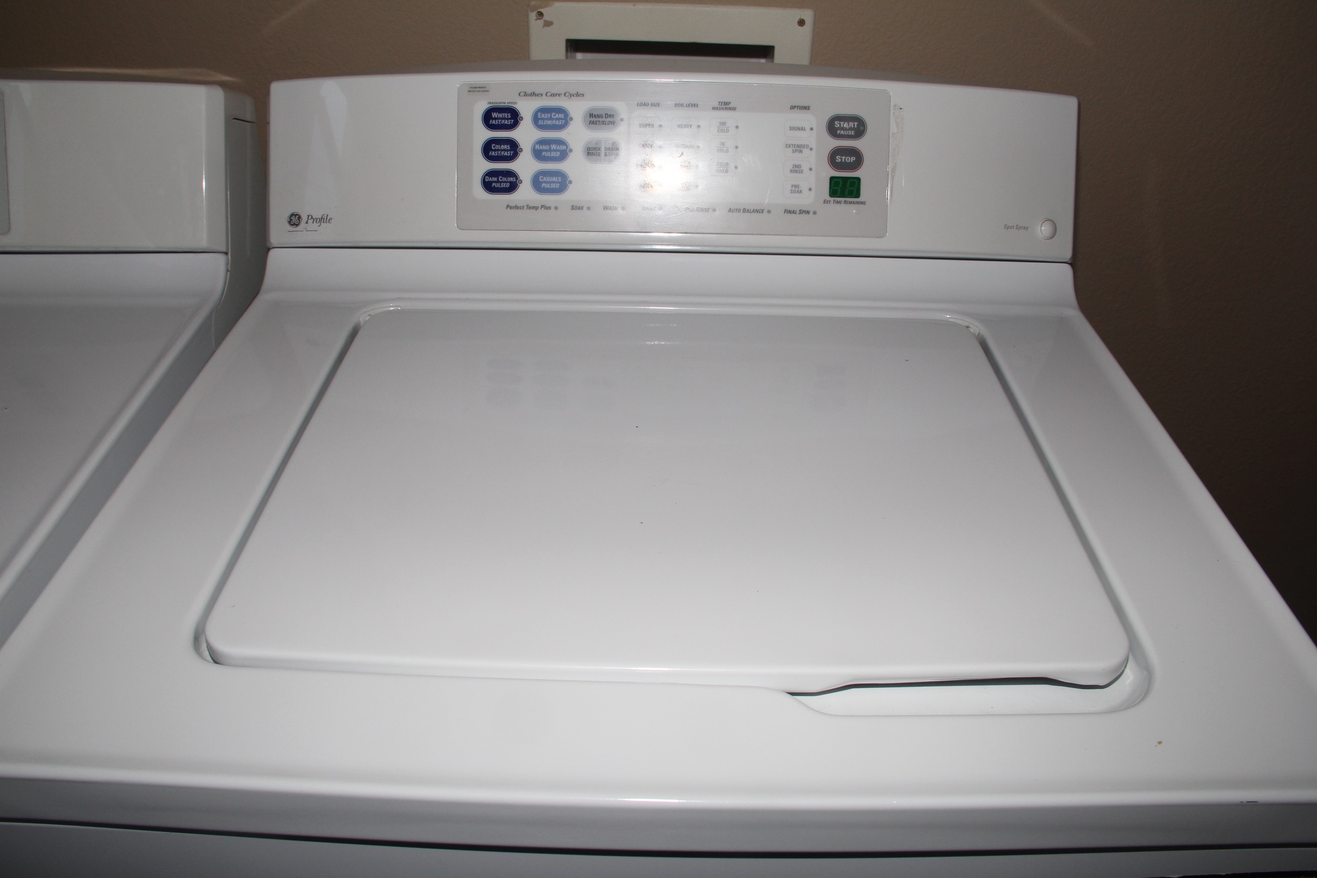 General Electric "Profile" Washer and Dryer Pair